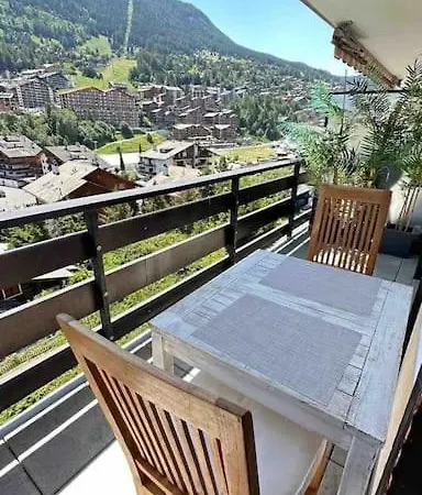 Sunny Mountain View In Town By Jolidi * Nendaz